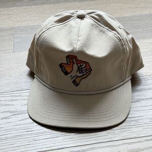 Howler Bros Cap Rope Hat Adult Snapback Texas Hang Loose Beige Ripstop Cotton